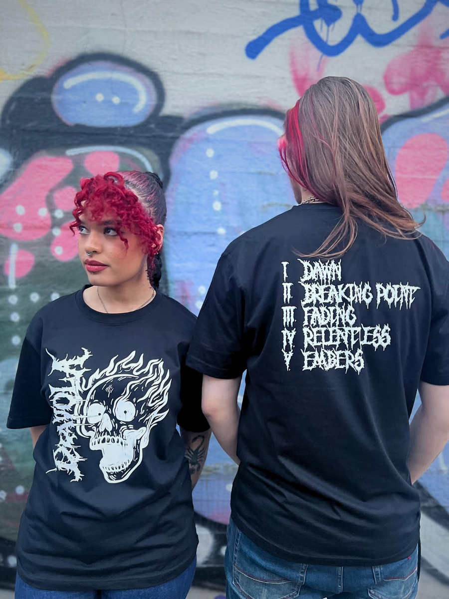Diavola 'Embers' black t-shirt w/backprint